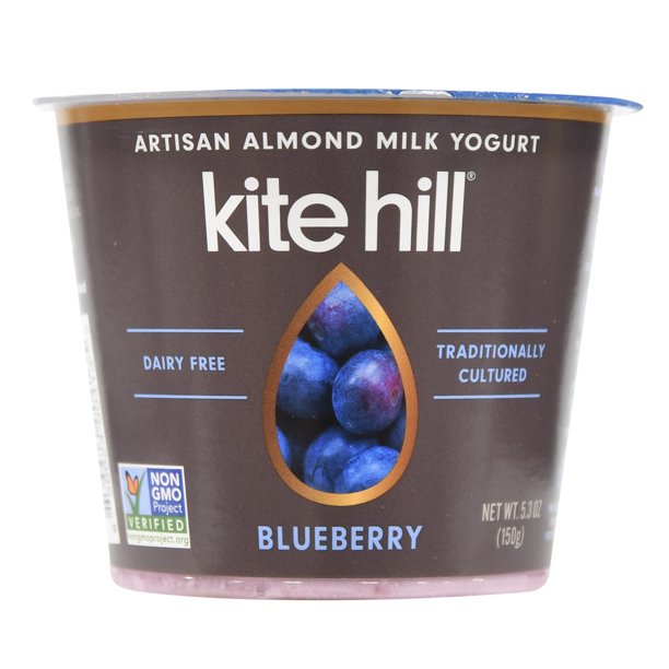 Kite Hill Dairy Free Almond Milk Blueberry Yogurt, 5.3 Oz. Walmart