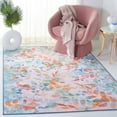thumbnail image 3 of SAFAVIEH Paint Brush Reanna Floral Area Rug, Blush Pink/Green, 7'9" x 10', 3 of 13