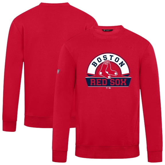 Men's Levelwear  Red Boston Red Sox Zane Banner Arch Sweatshirt