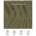 thumbnail image 7 of Abstract Solid Color Bed Skirt California King Size 16" Drop Simple Avocado Dark Low Saturation Ruffled Wrap Around Bed Skirts Adjustable Elastic Bedskirt Dust Ruffle for California King Size Bed, 7 of 7