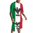 thumbnail image 5 of Nuevo conjunto de pantalones cortos deportivos informales con estampado digital 3D de la serie Animal Lion Eagle Wolf para hombre, 5 of 5