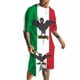 thumbnail image 5 of Nuevo conjunto de pantalones cortos deportivos informales con estampado digital 3D de la serie Animal Lion Eagle Wolf para hombre, 5 of 5