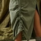 thumbnail image 4 of Falda Cargo Larga Falda larga de moda para mujer, estilo Y2K, atuendo diario (verde S) Cgtredaw Para estrenar, 4 of 7