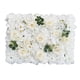 thumbnail image 3 of Panel de pared con flores artificiales, panel floral, panel de rosas, fondo Blanco, 3 of 9