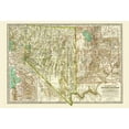thumbnail image 2 of Matthews 24x18 Black Ornate Wood Framed with Double Matting Museum Art Print Titled - Nevada, Utah - Matthews 1807, 2 of 4