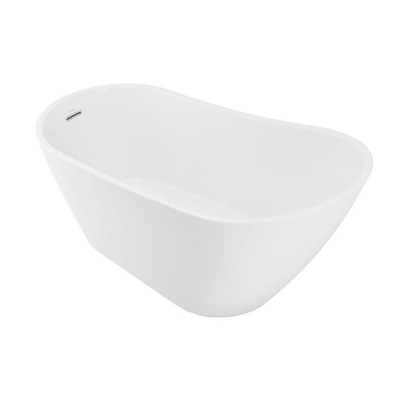 Swiss Madison Sublime 60" Single Slipper Freestanding Bathtub