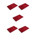 thumbnail image 2 of Alfombra de baño Yuarrent de poliéster con agarre fuerte color Rojo 40x60CM, 2 of 6