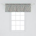 thumbnail image 2 of Ambesonne African Window Valance, Bohemian Circles Groovy, 54" X 18", Purple Peach Turquoise, 2 of 3