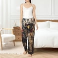 thumbnail image 4 of Fotbe Bald Eagle Soldier Pantalones de Pijama para Mujer, Pantalones de Dormir, Pantalones Pj con Cordón y Bolsillos-X-Large, 4 of 6