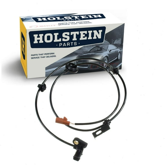 Holstein Rear Left ABS Wheel Speed Sensor compatible with Ford Fusion 2.3L 2.5L 3.0L 3.5L L4 V6 2006-2012