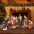 thumbnail image 3 of KUETH Indoor Nativity Set Christmas Nativity Scene Holiday Family Gift Religious Decorations 13 Pieces 9.8 inch, 3 of 6