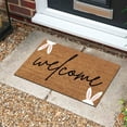 thumbnail image 7 of Rabbit Welcome Easter Doormat, Seasonal Spring Home Decor Low-Profile Switch Rug Door Mat Floor Mat for Indoor Outdoor Welcome Indoor Outdoor Door Mats Non Slip 16x24IN Brown Warehouse Sale, 7 of 7