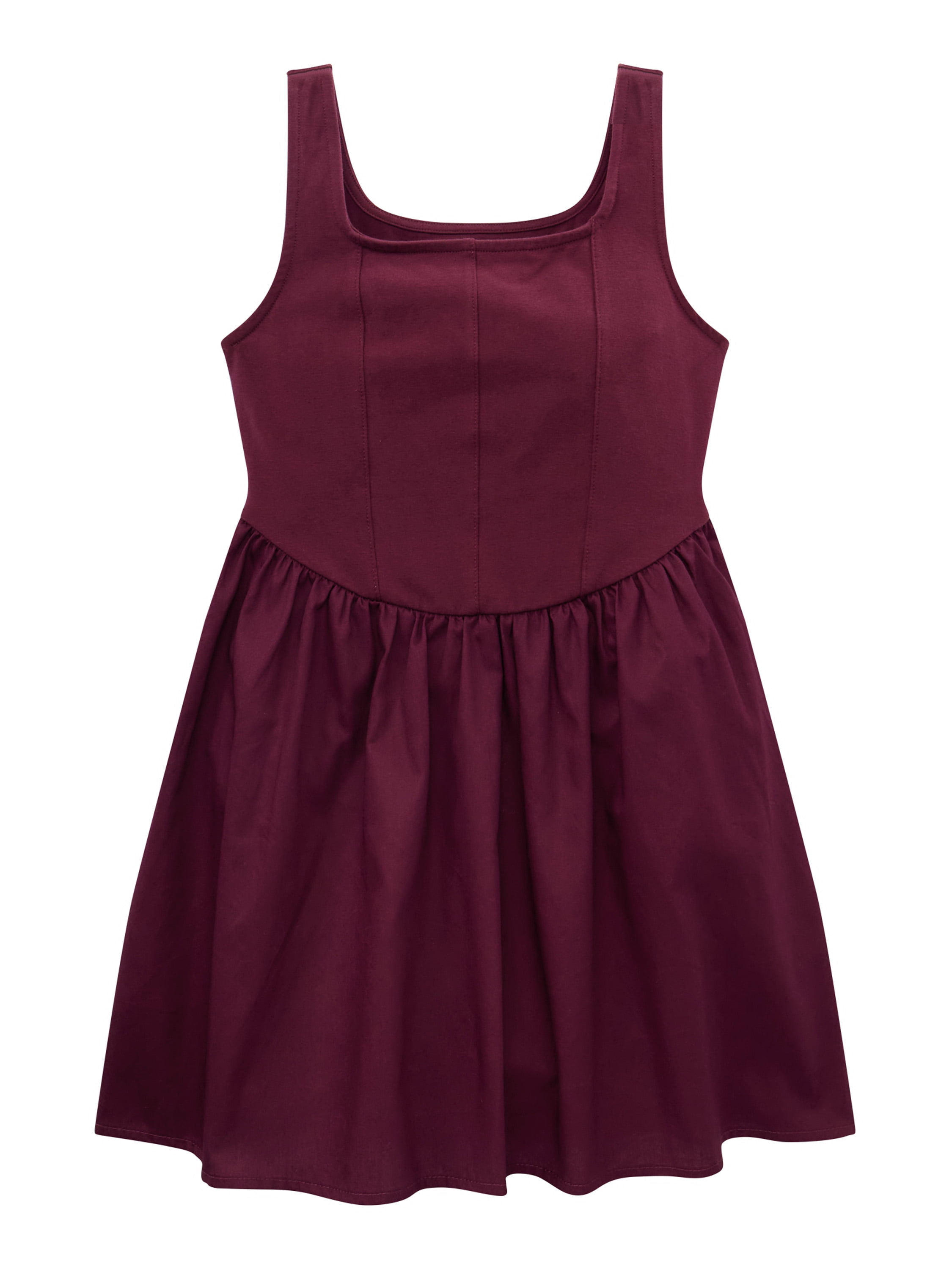 Weekend Academy Girls Square Neck Sleeveless Corset Dress, Sizes 4-18
