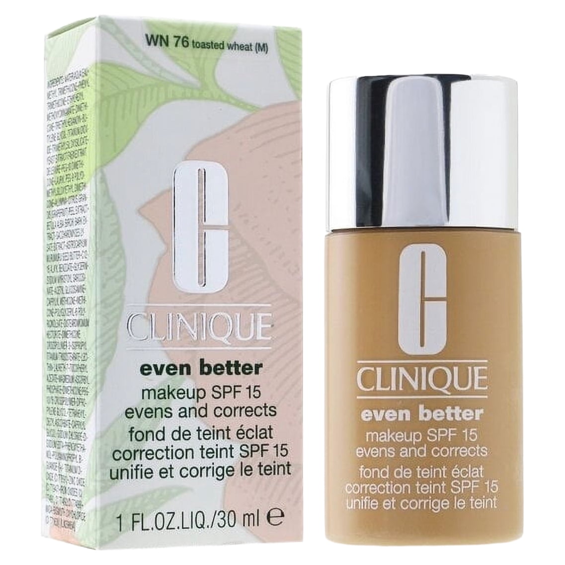 Clinique Even Better Makeup Broad Spectrum SPF 15 - WN 76 Toasted Wheat (Medium, Warm-Neutral Undertones)