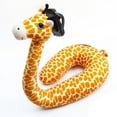thumbnail image 2 of Soporte para teléfono giratorio de 360° - Jirafa naranja, 30 x 75 cm/11,8 x 29,5 pulgadas - Perfecto para uso doméstico Almohada para el cuello con forma de animal, 2 of 8