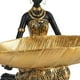thumbnail image 4 of Estatua de niña con bandeja para servir, multifuncional, tribal, creativa, para entrada. sostener hojas grandes, 4 of 4