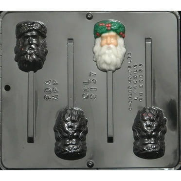 2137 Santa Olde English Lollipop Chocolate Candy Mold