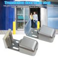 thumbnail image 4 of Sliding Door Limit Swing Stop Automatic Door Swing Stop Sensor Door Holder Positioner Framed Door Adjustable Ground Wheel (2pcs, Silver), 4 of 5