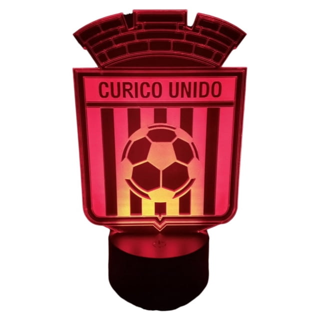 Insignia 3D Illusion Lamp Curica United con LED de 7 colores