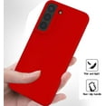 thumbnail image 5 of Galaxy S22 5G Case, Samsung S22 2022 Case Liquid Silicone Case Dual Layer Hybrid Hard PC Soft Silicone Gel Rubber Slim Fit Shockproof Protective Phone Case for Samsung Galaxy S22 6.1, Red, 5 of 12