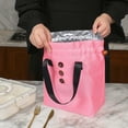 thumbnail image 4 of Ediodpoh Insulated Lunch Bag For Work And School Reusable Thermal Food Container Leakproof Lunch Tote Pink, 4 of 6