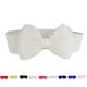 thumbnail image 4 of Minnieouse Cinturón de pajarita portátil para mujer, cinturón elástico a la moda para fiestas y banquetes, banda de cintura ajustable de cuero PU de Cinturones Blanco Minnieouse PS9259-04, 4 of 5