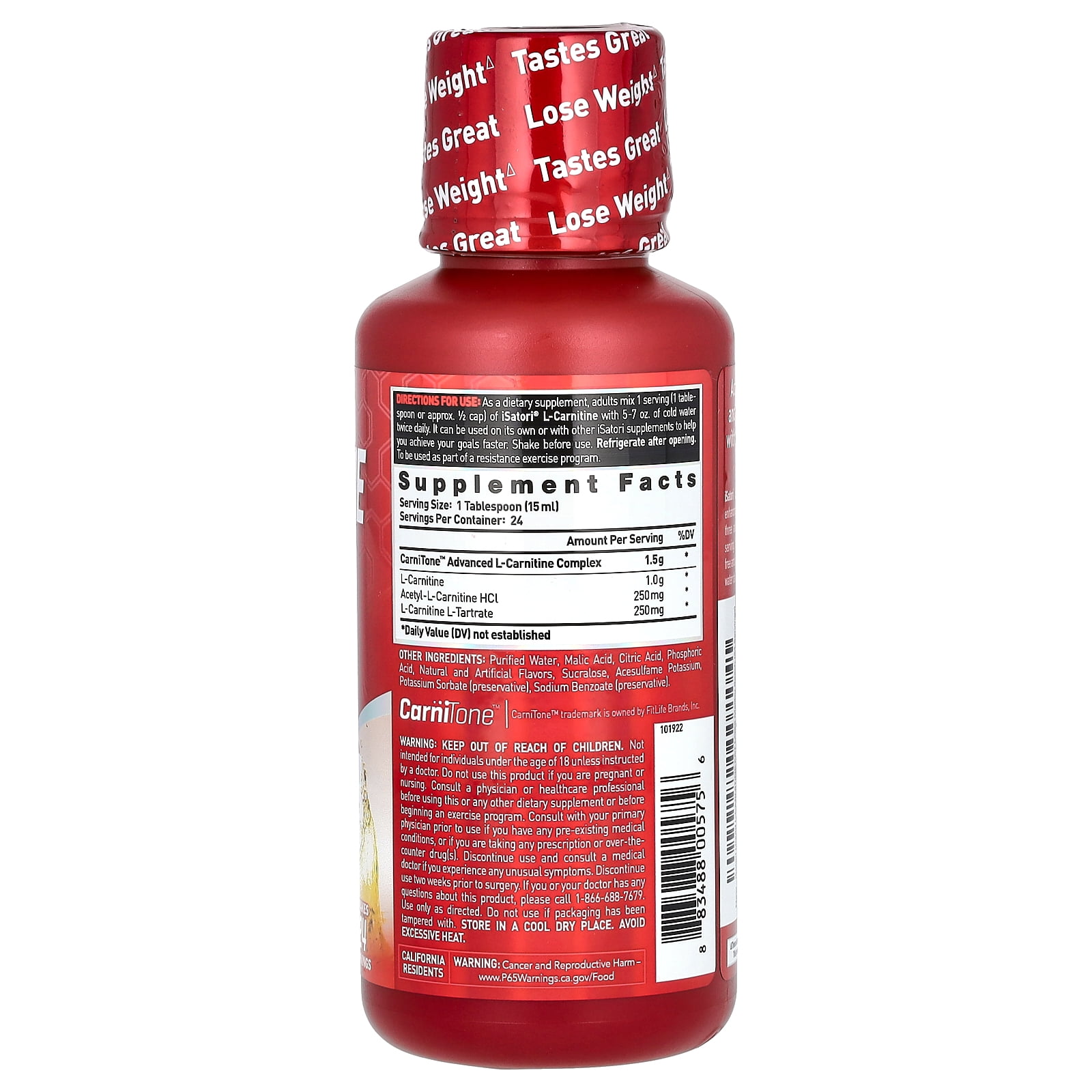 l-carnitina para bajar de peso dosis Stick de L-Carnitina lquida maxi
