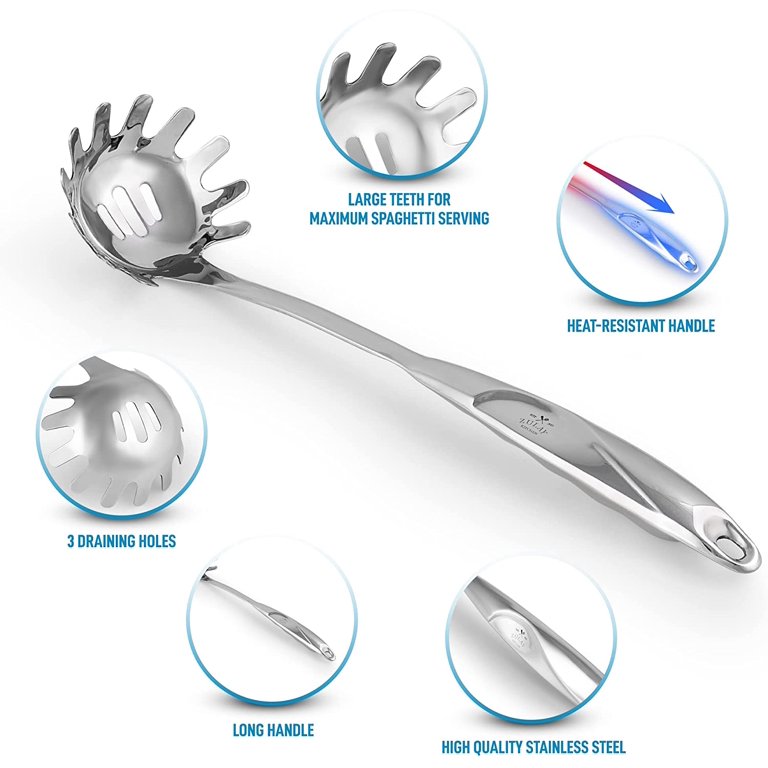 Spaghetti Spoon, Long Handle, Food Grade, High Temperature