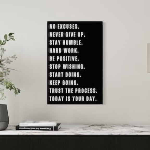 Gym Office Motivational Poster, Poster Home Decor , Poster Print Only