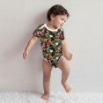 thumbnail image 4 of Rocae Watercolor Tropical Flowers for Baby Cotton Short-Sleeve Bodysuits for Unisex Onesies Bodysuit-6 Months, 4 of 7
