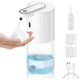 thumbnail image 2 of Dispensador de jabón automático sin contacto de pared con sensor, recargable USB, impermeable IPX5 para los golpes y el baño (400 ml). Feliz Sencillez, 2 of 5