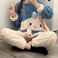 thumbnail image 2 of Sanurgent, cárdigan de felpa de dibujos animados para mujer, ropa de casa Cinnamoroll, ropa de dormir suave, ropa de dormir Kouromi Y-fj2pcszhangyuxiang zhangyuxiang unisex, 2 of 2