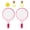 Pink, variant on ROZYARD Children Badminton Racket with Tennis and 2 Shuttlecocks Kids Tennis Racket Set
