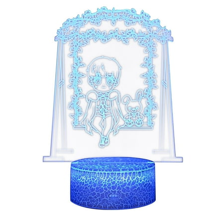 

Rdeuod Valentines Day Decor USB Acrylic 3D Night Light Lamp Home Landscape Decoration Gifts