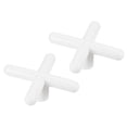 thumbnail image 1 of Unique Bargains Cross Billiard Bridge Head Slide In Pool Cue Stick Bridge Head Cue Accessories White 2 Pack, 1 of 4