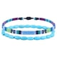 thumbnail image 5 of Qarigey 2 piezas trenzadas bohemia tobilleras tejidas conjunto cordón brazaletes pierna cadena tela hecha a mano ajustable para la playa Type3 NO3, 5 of 6