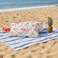 thumbnail image 5 of Outdoor Pillow Cover Pink Spring Flowers Set of 2 Waterproof Throw Pillowcases Watercolor Garden Indoor & Outdoor Use Decorative Patio Furniture Pillows for Couch Garden Indoor & Outdoor Use, 5 of 9
