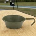 thumbnail image 4 of Cuenco Camping 300 Ml Olla Camping Apilable para Picnic Pesca en La Playa (verde), 4 of 9