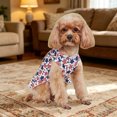 thumbnail image 7 of Dmlowu 4th of July Patriotic Dog Dress, Red White Blue Star Pattern Dog Clothes, Breathable Summer Party Outfit for Pets (5.5-8.8 lbs), 4th of July Decorations, 7 of 7