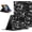 Black Lace, variant on Collage Cute Tablet Case for iPad 9th/8th/7th Gen Case 2021/2020/2019 10.2 Inch,Kitten Cat Pattern for Women Men Teens Protective Cover Flip PU Leather Stand Funda