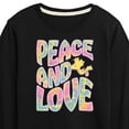 thumbnail image 3 of Peanuts - Peace & Love - Woodstock - Toddler & Youth Long Sleeve Graphic T-Shirt, 3 of 6