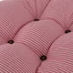 thumbnail image 3 of Cojín del asiento de la silla Sofá cómodo y cómodo Cojín del asiento Silla Mat Pink Striped, 3 of 8