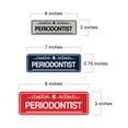 thumbnail image 5 of Signs ByLITA Standard Periodontist Tooth Graphic Dentist Office Decor Sign (Brushed Silver) - Medium, 5 of 6