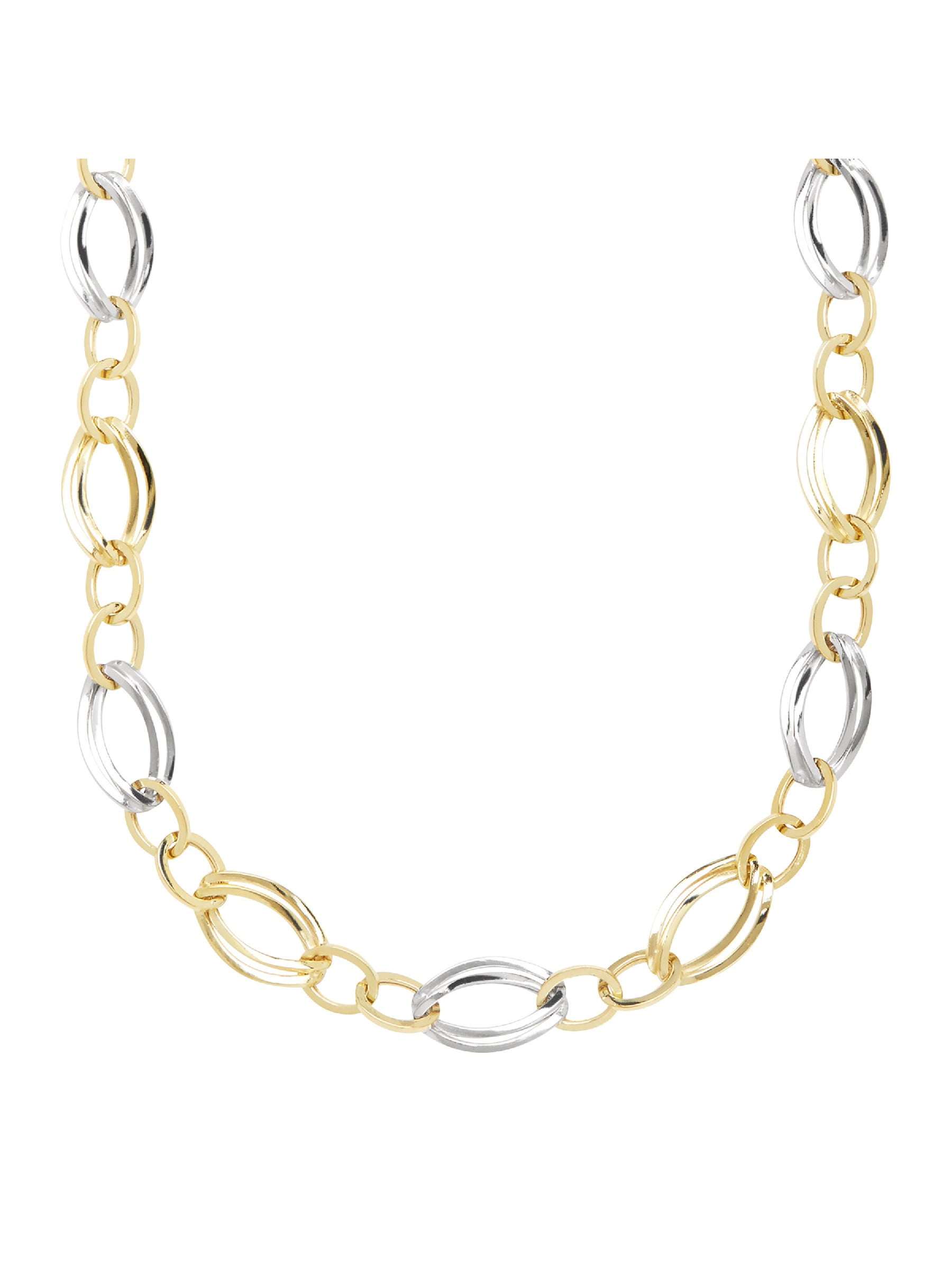 Double-Link Bracelet in 14K Gold-Bonded Sterling Silver