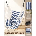 thumbnail image 4 of Silla Hamaca Chihee Colgante con 2 Almohadas Azul y Blanco, 4 of 6