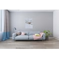thumbnail image 4 of Abstract Grey and White Floral Canvas Wall Art with Gold Foil for Bedroom Bathroom, 4 of 6