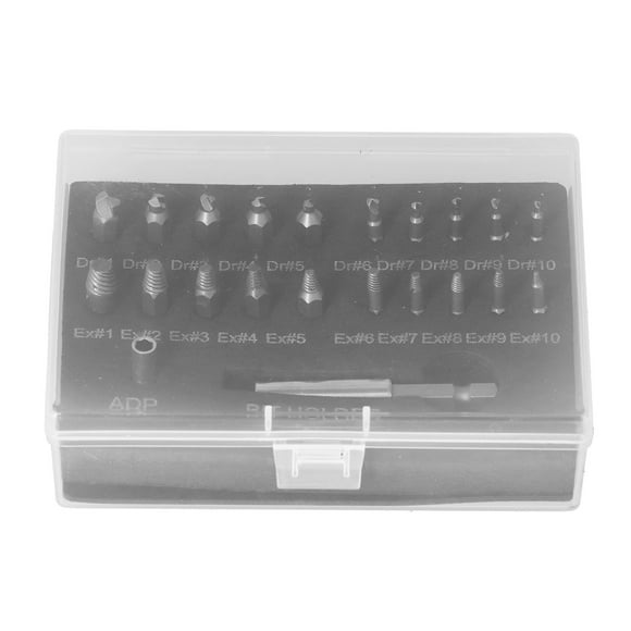 Damaged Bolt Extractor Set,22Pcs Damaged Screw Extractor Broken Bolt Remover Tool Damaged Screw Extractor Finest Materials