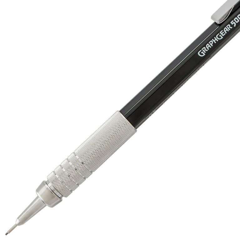 Pentel GraphGear 500 Drafting Pencil, .5mm, Black, Carded