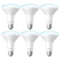thumbnail image 1 of Degnju Paquete De 6 Bombillas Led Empotrables Br30 Regulables Para Interiores Cri80 Equivalente A 7 W, 65 W, 5000 K, Luz Diurna, 650 Lúmenes, 15000 Horas De Vida Útil, Base E26, Bombilla Led Sin Parpa, 1 of 1