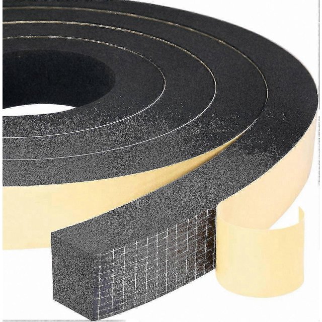 Foam Gasket Strip 2 Rolls 25mm x 20mm x 4m Weatherproof Shockproof Seal for Furniture and Home Improvement Projects